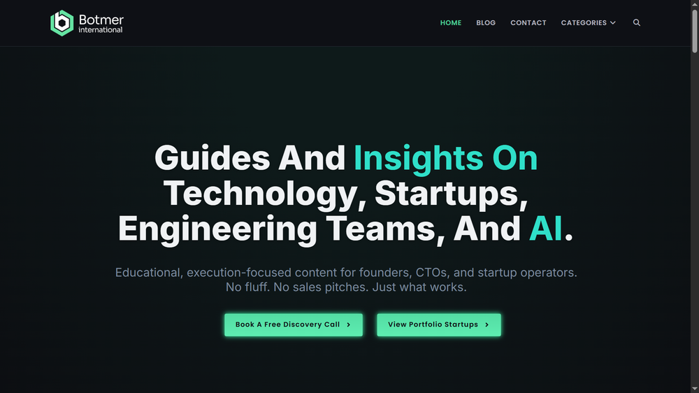 Botmer blogs screenshot