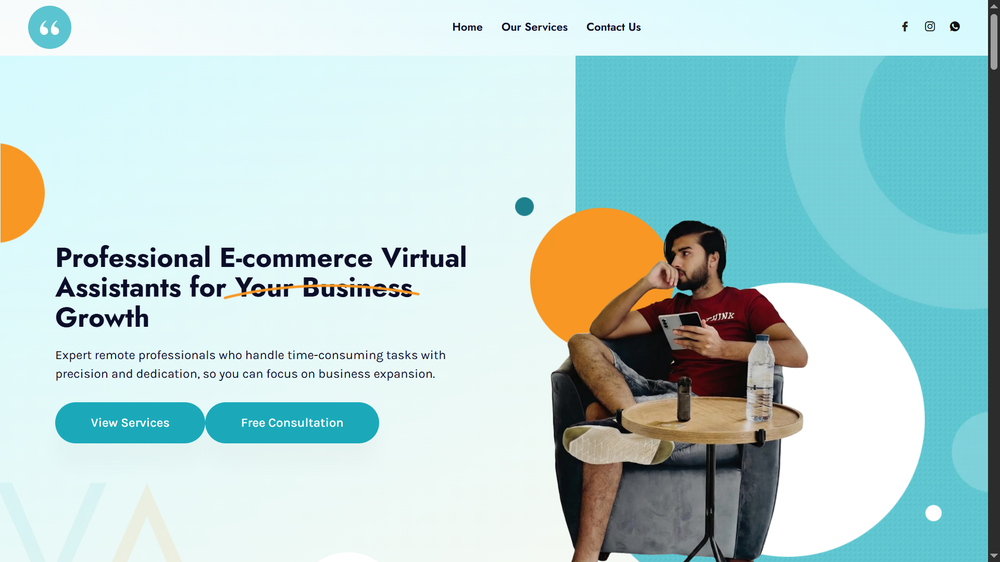 Lets Ecom With Dawood website screenshot